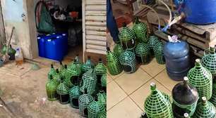 Polícia Civil localiza fábrica clandestina com bebidas adulteradas em SP e prende dono