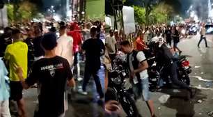 PM é agredido por motociclistas durante abordagem no ABC paulista