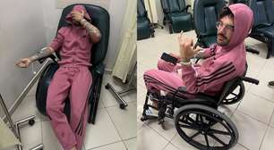 Luan Pereira desabafa de dor após receber diagnóstico