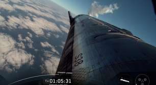 Starship registra imagens nítidas da Terra durante sobrevoo antes de pegar fogo no Oceano Índico