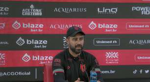 Técnico do Atlético-GO se pronuncia e manda para a torcida: "A responsabilidade"