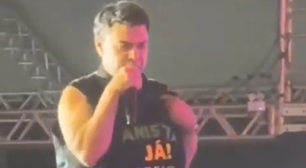 Durante show, Zezé Di Camargo defende anistia aos presos do 8 de janeiro; veja vídeo