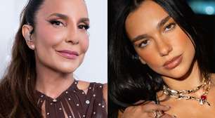 Ivete Sangalo interage com Dua Lipa e inicia rumores de dueto no Brasil