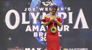 Eduarda Bezerra celebra título mundial do Mr. Olympia com fãs em São Paulo (SP)