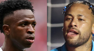 Neymar se compara a Vini Jr, curte vídeo polêmico e web detona: 'Invejoso'