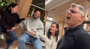 Zé Felipe toma 'bronca' de pai de Ana Castela ao beijar a cantora em público: 'Não tem respeito'