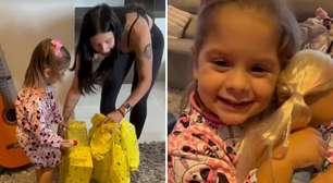 Tudo isso? Ana Castela conhece filhas de Zé Felipe e gasta fortuna com presente