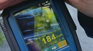 Motorista é flagrado a 184 km/h em rodovia de Paranaguá e vai responder processo de suspensão da CNH