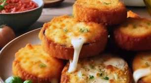 Berinjela empanada recheada na Airfryer: saudável e crocante