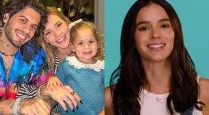 Bruna Marquezine surpreende e reage a foto de Maria Flor, filha de Virginia e Zé Felipe
