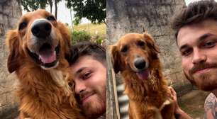 Gustavo Tubarão mostra suporte do cachorro durante crise de ansiedade