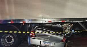 Motorista morre na hora em grave acidente com caminhão em Campina Grande do Sul