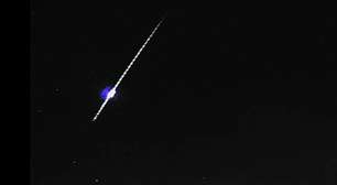 Meteoro fireball cruza o céu de Taquara, no Rio Grande do Sul: 'Bola de fogo'