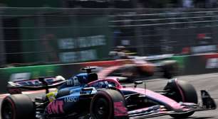 F1: Alpine enfrenta muitas dificuldades no México