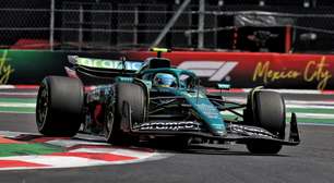 F1: Aston Martin sofre com falta de ritmo e fica longe do topo no México