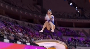 Chinesa 'desiste' de salto, recebe nota zero e chora na final do Mundial de ginástica; veja