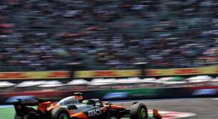 F1: McLaren tem dia de opostos com pole de Norris e P7 de Piastri no México
