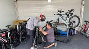 Cuidado com a bike é fundamental para bom resultado no triatlo: 'Se a garrafinha cair, acabou'