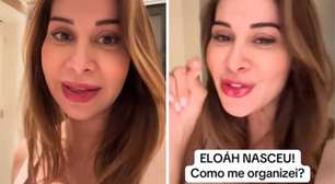Maíra Cardi anuncia nascimento de Eloáh, sua segunda filha: 'Acabei de parir'