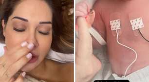 Maíra Cardi pede orações após nascimento da filha: 'Está na UTI'