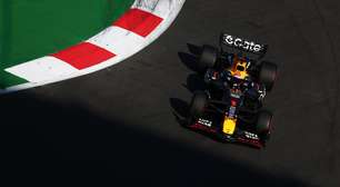 F1: Verstappen larga em P5 no México e enfrenta dificuldades