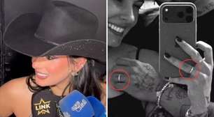 Ana Castela descobre valor da aliança dada por Zé Felipe: 'Dá pra comprar um carro'