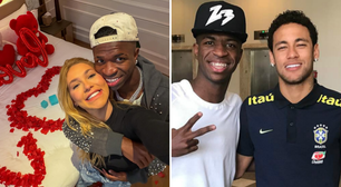 Neymar reage após Vini Jr. assumir namoro com Virginia