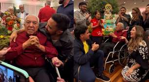 Mauricio de Sousa comemora 90 anos ao lado da família em festa inspirada na 'Turma da Mônica'