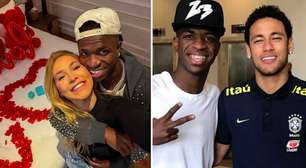 Vini Jr. e Virginia recebem 'bênção' de Neymar após oficialização de namoro: 'Menino tá amando'