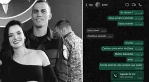 'Continua orando': Esposa de PM morto no RJ revela as últimas palavras enviadas pelo marido