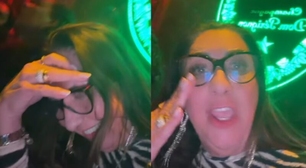 Mãe de Virginia curte balada após festa com a filha e Vini Jr.: 'Nem sei onde estou'