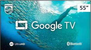 Smart TV Philips 55 com Google TV aproveite 8% de desconto!