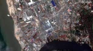 Imagens de satélite mostram destruição causada pelo furacão Melissa na Jamaica; veja