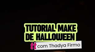 Tutorial make de Halloween com Thadya Firmo