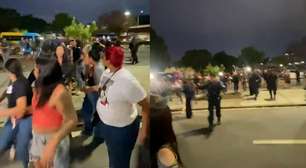 Policiais usam spray de pimenta contra mães durante protesto em frente ao IML no RJ