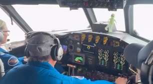 Vídeo mostra turbulência extrema em avião de pesquisadores em voo pelo Furacão Melissa