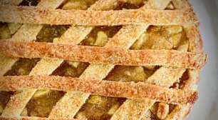 Torta de maçã fácil, com massa de 3 ingredientes