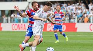 Santos é salvo por gol contra e arranca empate sofrido com o Fortaleza na volta de Neymar