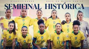 Brasil avança pela primeira vez a semifinal do Mundial feminino Sub17
