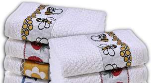 Kit 10 Toalhas de Louça Copa LAUNE HAUS com 25% de desconto