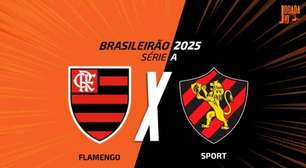 Flamengo x Sport, AO VIVO, com a Voz do Esporte, às 19h30