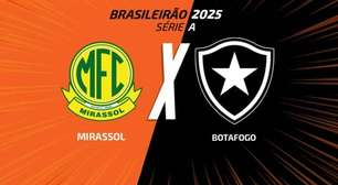 Mirassol x Botafogo, AO VIVO, com a Voz do Esporte, às 17h
