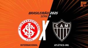 Internacional x Atlético-MG, AO VIVO, com a Voz do Esporte, às 17h