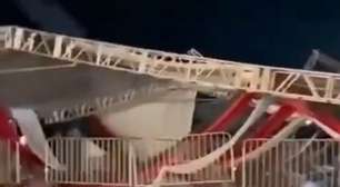 VÍDEO: Uma pessoa morre e dezenas ficam feridas após vento derrubar estrutura de festa em SP