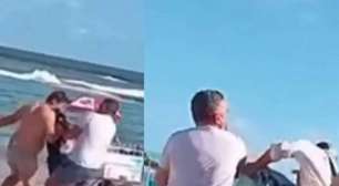 Casal gay é flagrado em ato obsceno na praia e são alvos de agressão no Recife