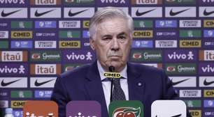 Ancelotti divulga convocação da Seleção para amistosos de novembro