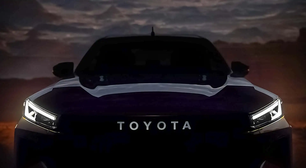 Nova Toyota Hilux aparece em teaser e será revelada no dia 10 de novembro