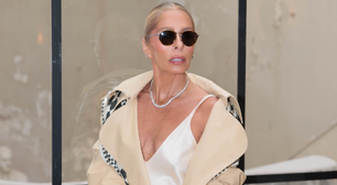 Galisteu usa óculos de Senna em lançamento da série 'Meu Ayrton'