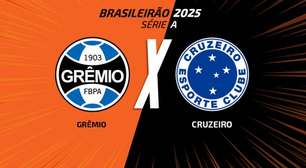 Grêmio x Cruzeiro: onde assistir, escalações e arbitragem