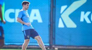 Mano tem dúvida e provável retorno para definir os 11 iniciais do Grêmio